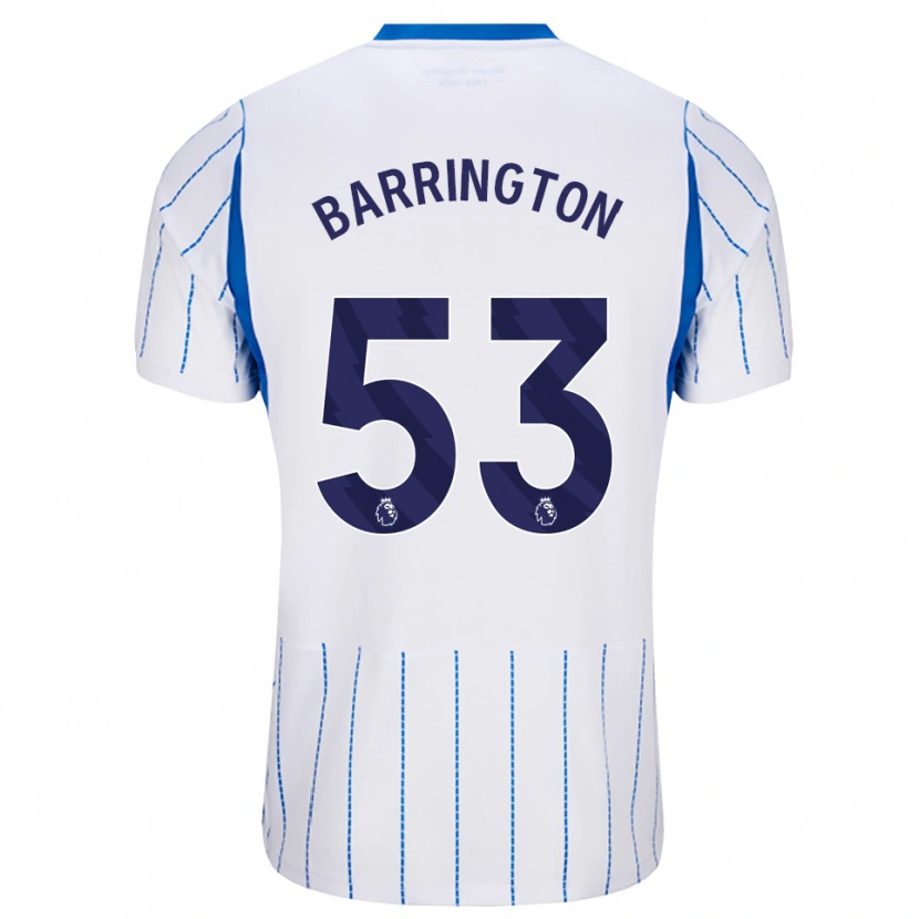 Danxen Dame Luca Barrington #53 Blå Dodger Hvit Bortetrøye Drakt Trøye 2026/27 Skjorter T-Skjorte