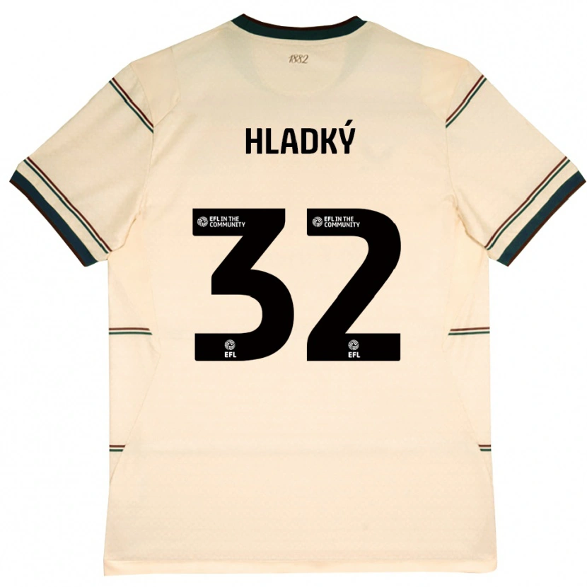 Danxen Dame Vaclav Hladky #32 Beige Burgunder Bortetrøye Drakt Trøye 2026/27 Skjorter T-Skjorte