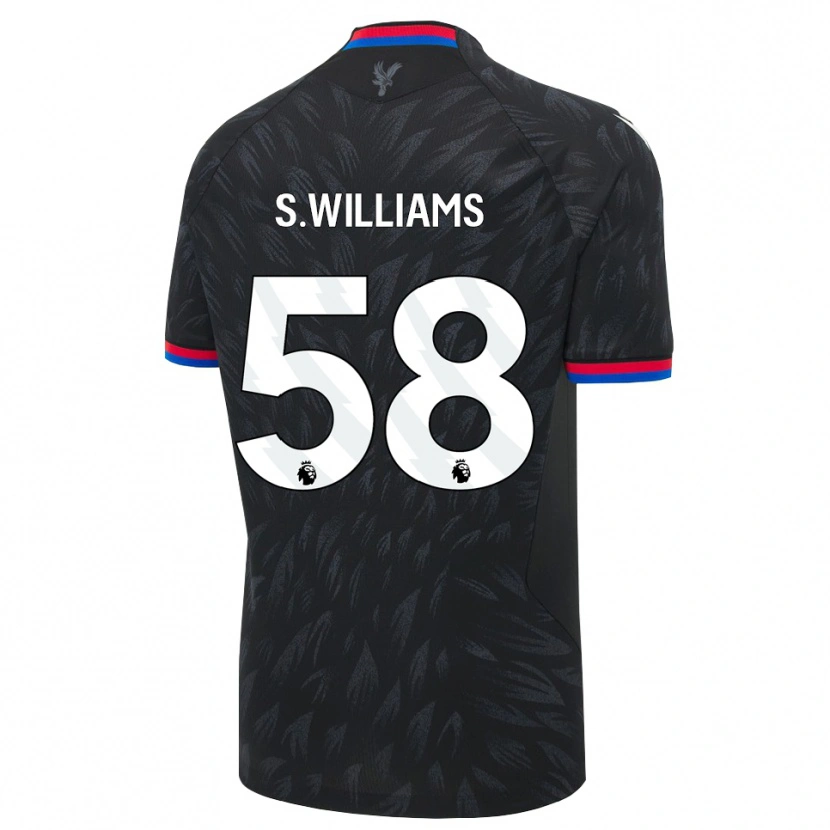 Danxen Dame Seb Williams #58 Svart Blå Rød Bortetrøye Drakt Trøye 2026/27 Skjorter T-Skjorte