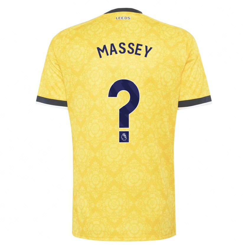 Danxen Dame Alex Massey #0 Gul Hvit Svart Bortetrøye Drakt Trøye 2026/27 Skjorter T-Skjorte