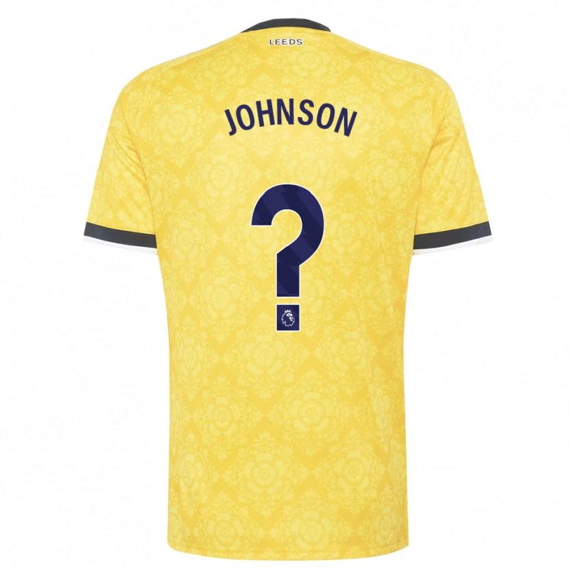 Danxen Dame Oluwatobi Johnson #0 Gul Hvit Svart Bortetrøye Drakt Trøye 2026/27 Skjorter T-Skjorte