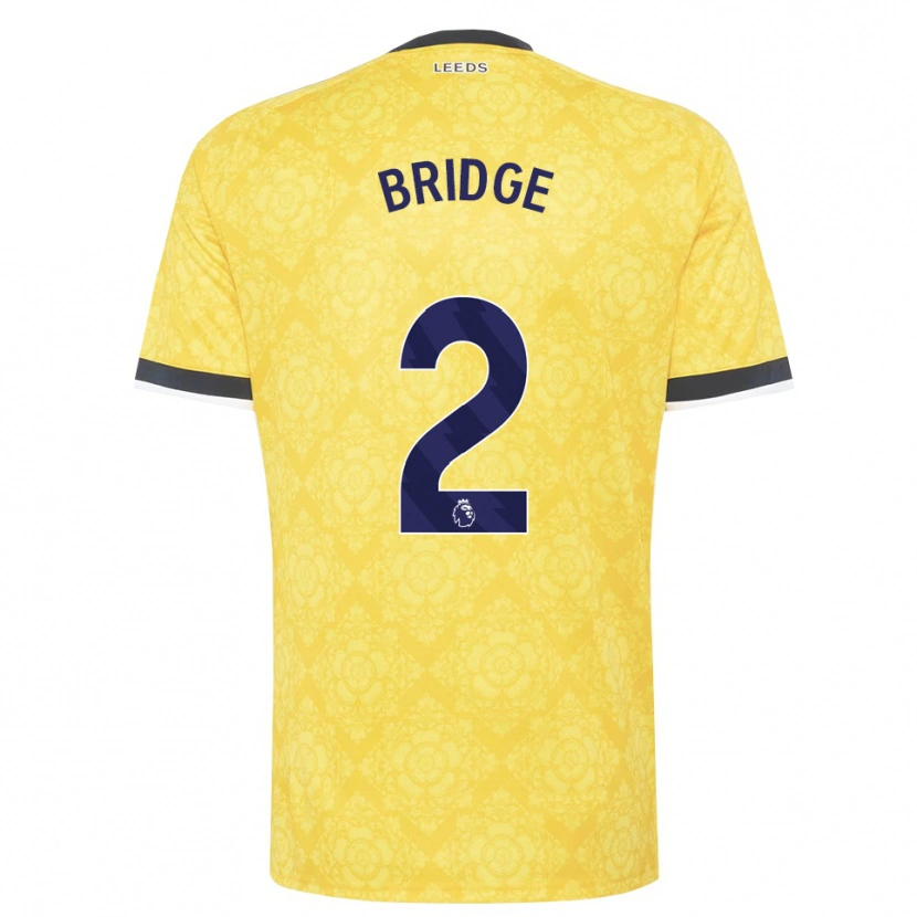Danxen Dame Isaac Bridge #2 Gul Hvit Svart Bortetrøye Drakt Trøye 2026/27 Skjorter T-Skjorte