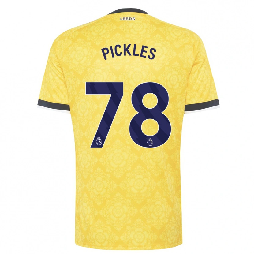 Danxen Dame Ollie Pickles #78 Gul Hvit Svart Bortetrøye Drakt Trøye 2026/27 Skjorter T-Skjorte