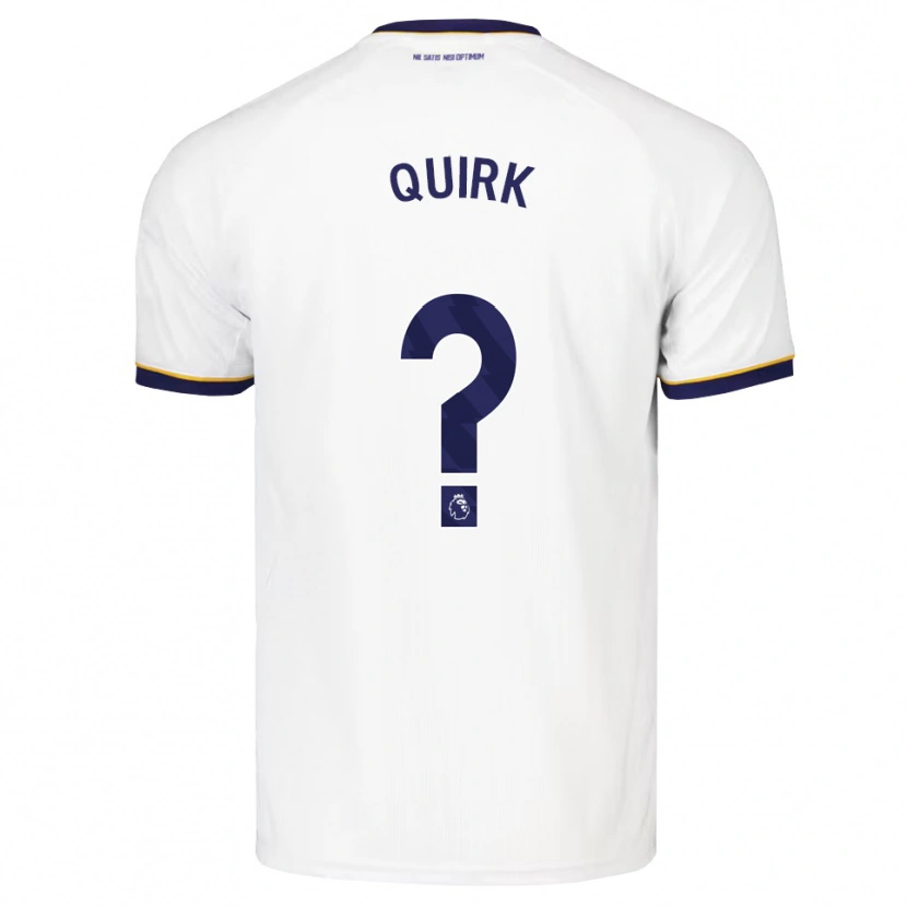 Danxen Dame Sebastian Quirk #0 Midnattblå Hvit Gul Bortetrøye Drakt Trøye 2026/27 Skjorter T-Skjorte