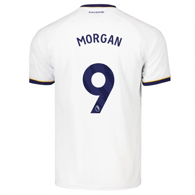 Danxen Dame George Morgan #9 Midnattblå Hvit Gul Bortetrøye Drakt Trøye 2026/27 Skjorter T-Skjorte