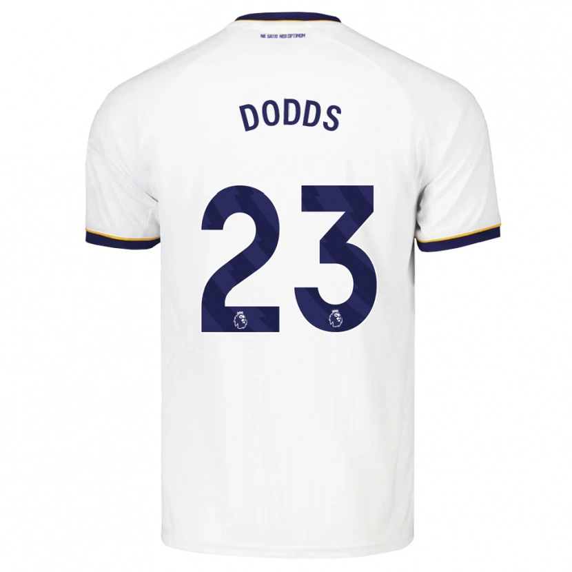Danxen Dame John Dodds #23 Midnattblå Hvit Gul Bortetrøye Drakt Trøye 2026/27 Skjorter T-Skjorte
