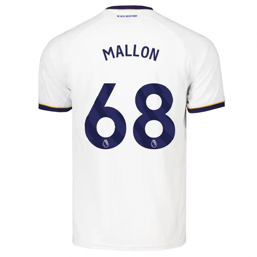 Danxen Dame Mathew Mallon #68 Midnattblå Hvit Gul Bortetrøye Drakt Trøye 2026/27 Skjorter T-Skjorte