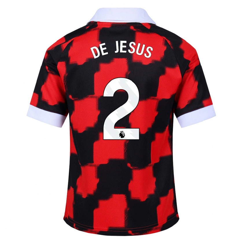 Danxen Dame Brad De Jesus #2 Rød Hvit Svart Bortetrøye Drakt Trøye 2026/27 Skjorter T-Skjorte