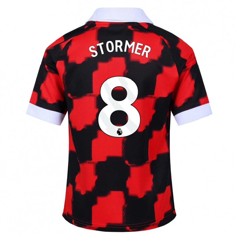 Danxen Dame Becky Stormer #8 Rød Hvit Svart Bortetrøye Drakt Trøye 2026/27 Skjorter T-Skjorte