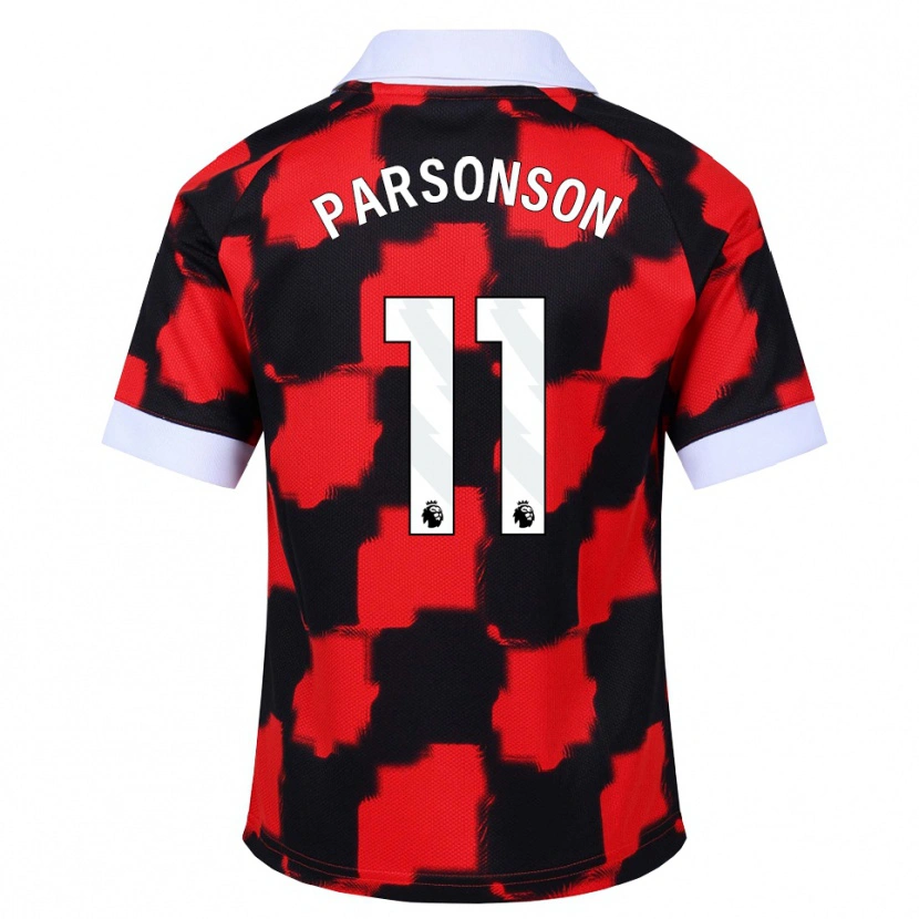 Danxen Dame Madi Parsonson #11 Rød Hvit Svart Bortetrøye Drakt Trøye 2026/27 Skjorter T-Skjorte