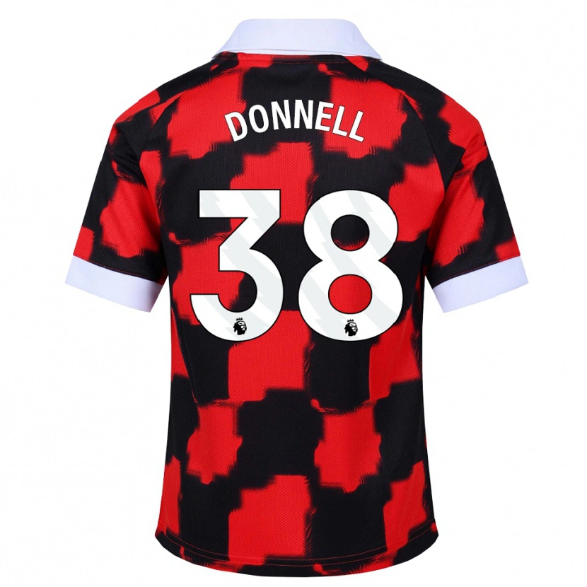 Danxen Dame Chris Donnell #38 Rød Hvit Svart Bortetrøye Drakt Trøye 2026/27 Skjorter T-Skjorte