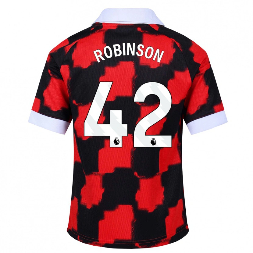 Danxen Dame Charlie Robinson #42 Rød Hvit Svart Bortetrøye Drakt Trøye 2026/27 Skjorter T-Skjorte