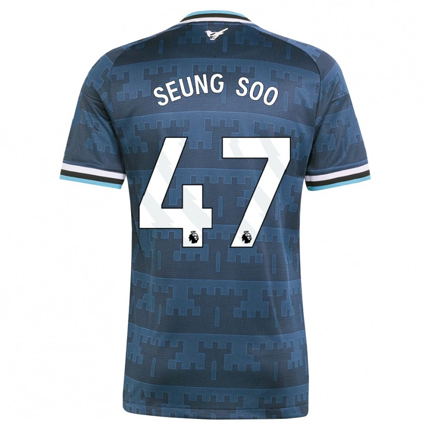 Danxen Dame Seung-Soo Park #47 Gul Svart Blå Bortetrøye Drakt Trøye 2026/27 Skjorter T-Skjorte