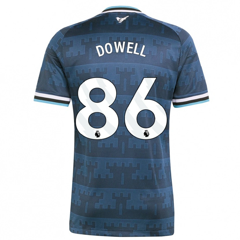 Danxen Dame Roman Dowell #86 Gul Svart Blå Bortetrøye Drakt Trøye 2026/27 Skjorter T-Skjorte