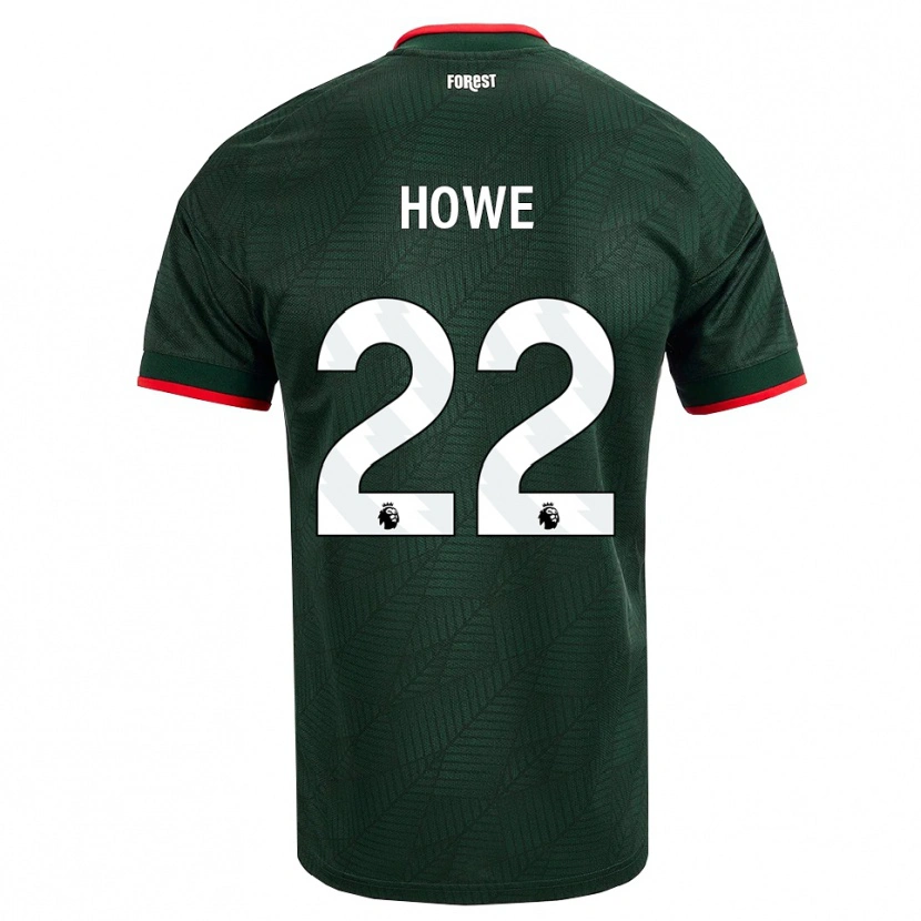 Danxen Dame Casey Howe #22 Mørk Grønn Rød Bortetrøye Drakt Trøye 2026/27 Skjorter T-Skjorte