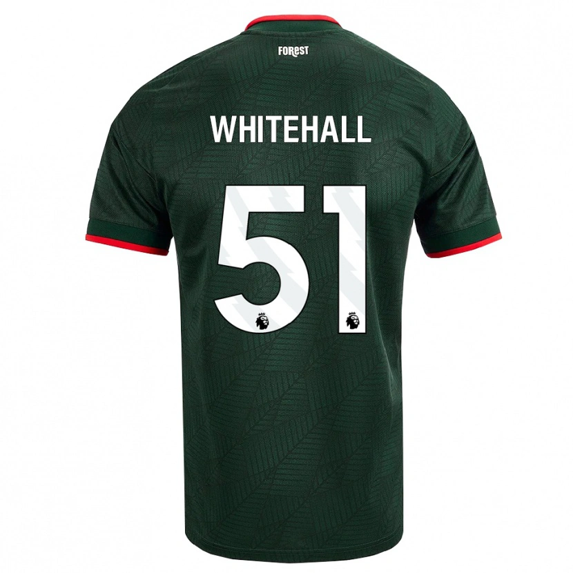 Danxen Dame Archie Whitehall #51 Mørk Grønn Rød Bortetrøye Drakt Trøye 2026/27 Skjorter T-Skjorte