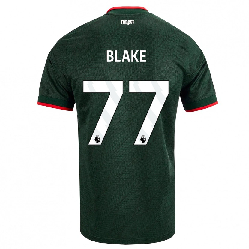 Danxen Dame Zyan Blake #77 Mørk Grønn Rød Bortetrøye Drakt Trøye 2026/27 Skjorter T-Skjorte
