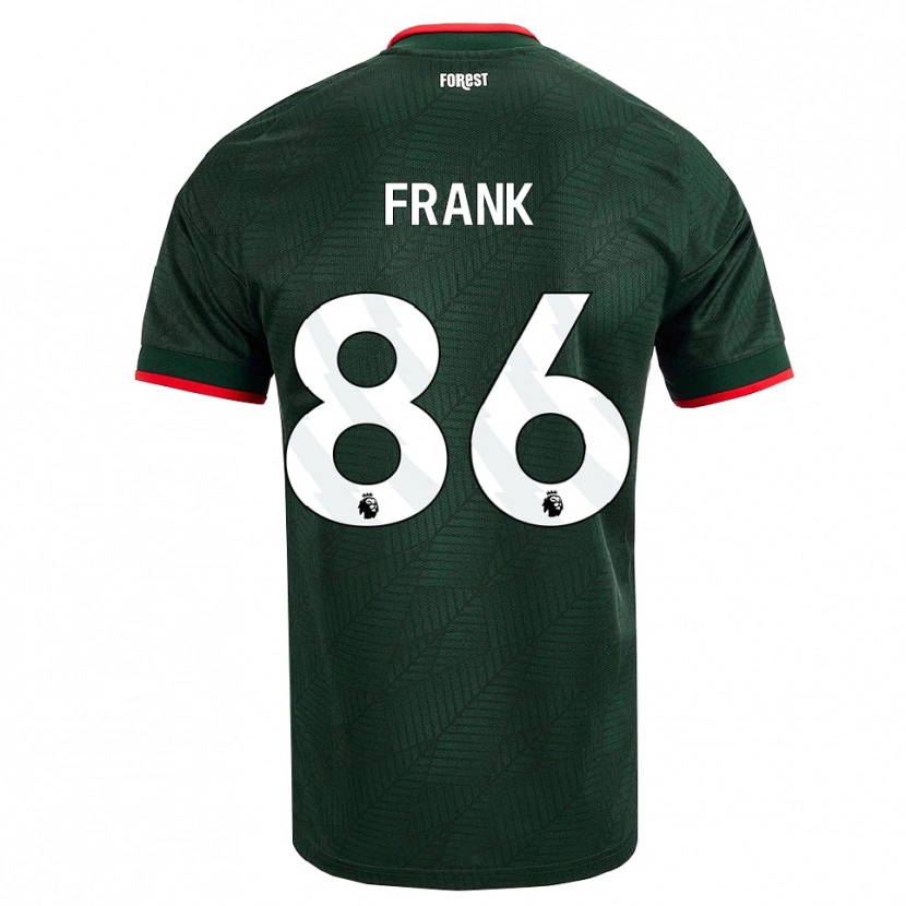 Danxen Dame Frank Djamna #86 Mørk Grønn Rød Bortetrøye Drakt Trøye 2026/27 Skjorter T-Skjorte