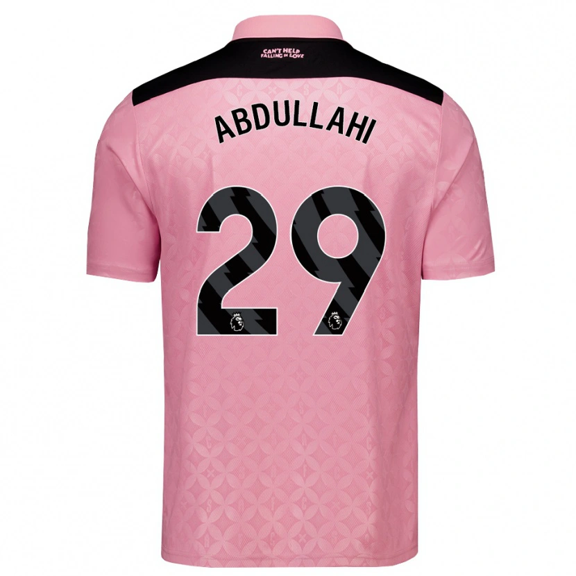 Danxen Dame Ahmed Abdullahi #29 Lys Rosa Svart Bortetrøye Drakt Trøye 2026/27 Skjorter T-Skjorte
