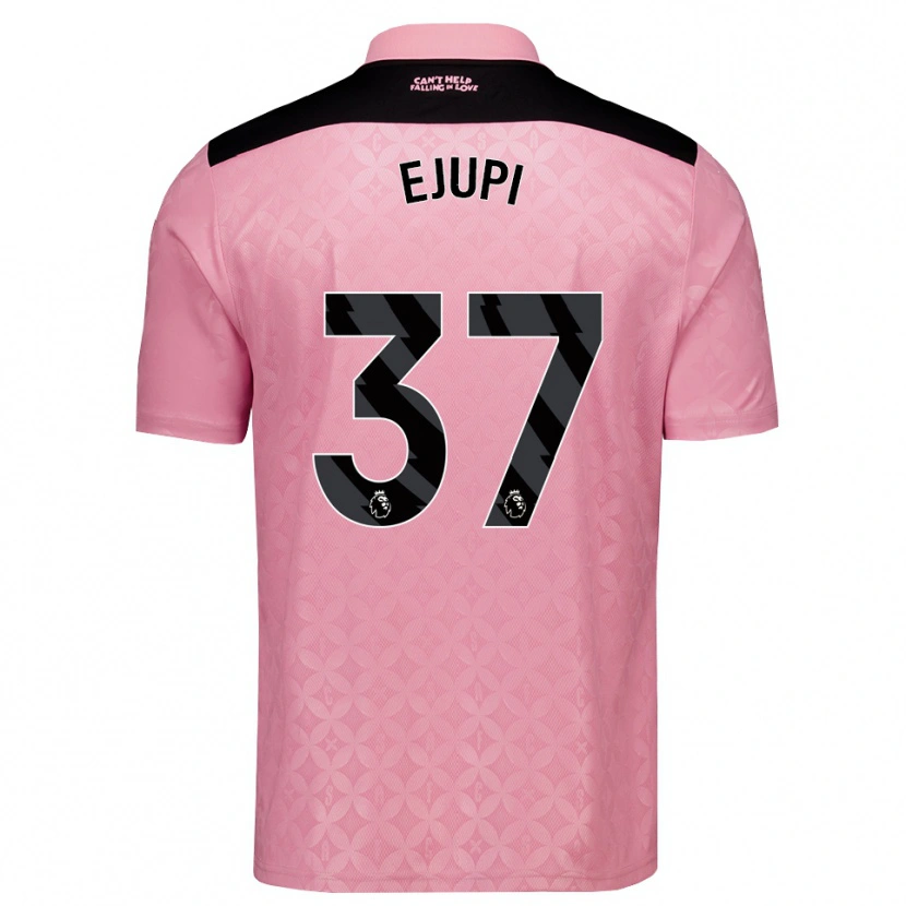 Danxen Dame Elizabeta Ejupi #37 Lys Rosa Svart Bortetrøye Drakt Trøye 2026/27 Skjorter T-Skjorte