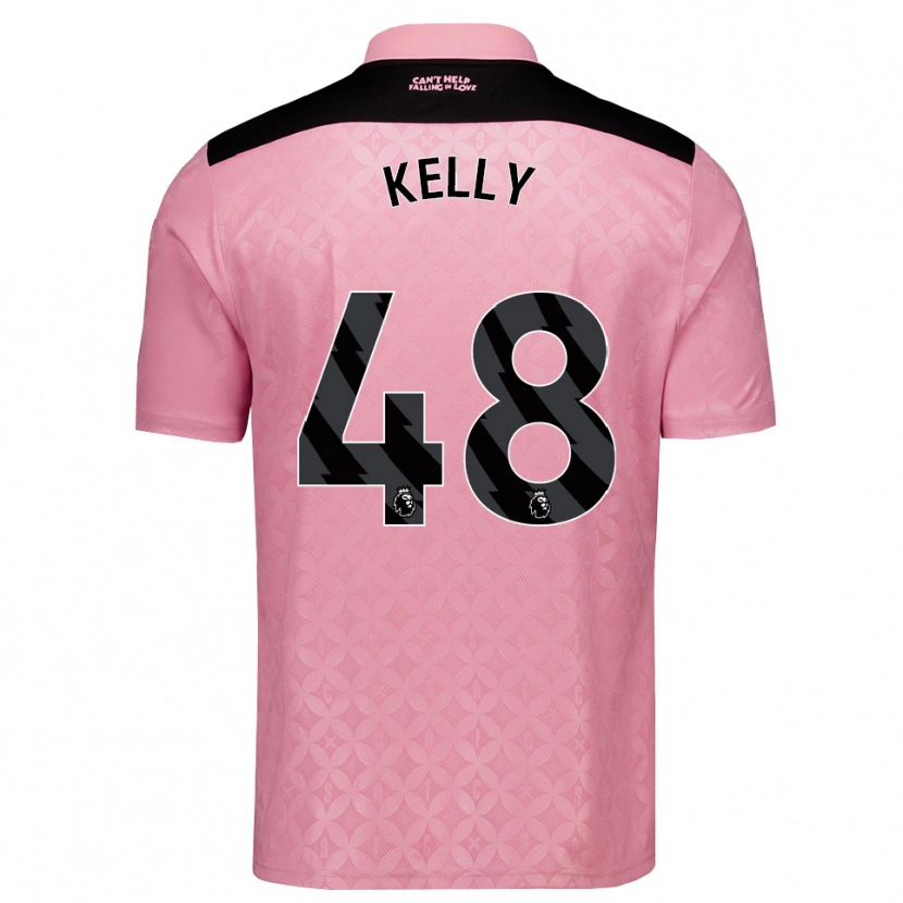 Danxen Dame Caden Kelly #48 Lys Rosa Svart Bortetrøye Drakt Trøye 2026/27 Skjorter T-Skjorte