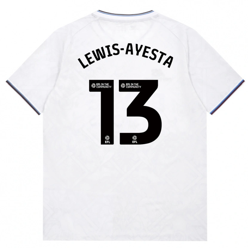 Danxen Dame Felix Lewis-Ayesta #13 Burgunder Hvit Bortetrøye Drakt Trøye 2026/27 Skjorter T-Skjorte
