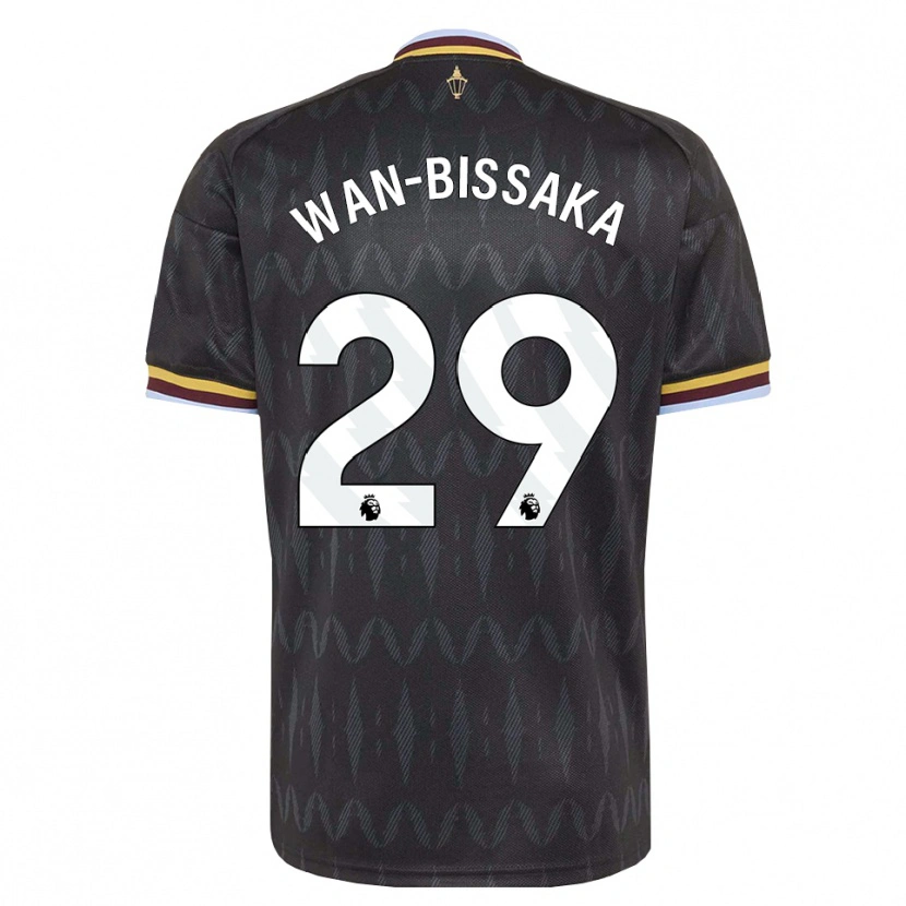 Danxen Dame Aaron Wan-Bissaka #29 Blå Kornblomst Svart Gul Bortetrøye Drakt Trøye 2026/27 Skjorter T-Skjorte