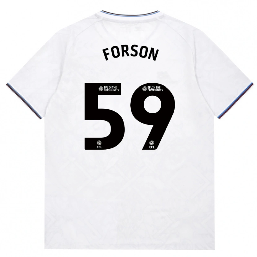 Danxen Dame Keenan Forson #59 Burgunder Hvit Bortetrøye Drakt Trøye 2026/27 Skjorter T-Skjorte