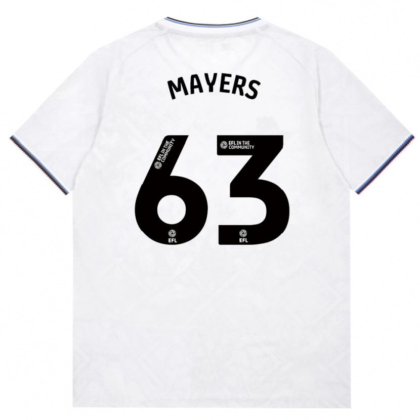 Danxen Dame Ezra Mayers #63 Burgunder Hvit Bortetrøye Drakt Trøye 2026/27 Skjorter T-Skjorte