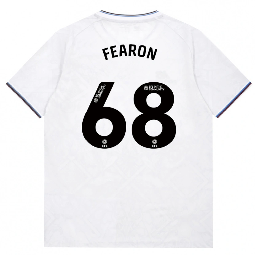 Danxen Dame Preston Fearon #68 Burgunder Hvit Bortetrøye Drakt Trøye 2026/27 Skjorter T-Skjorte