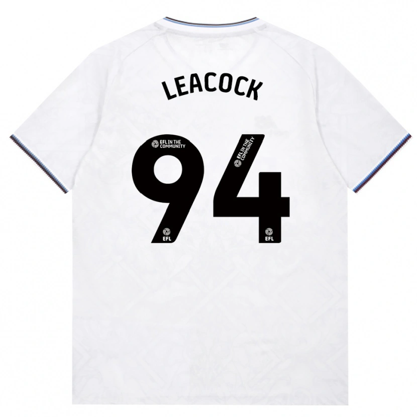 Danxen Dame Callum Leacock #94 Burgunder Hvit Bortetrøye Drakt Trøye 2026/27 Skjorter T-Skjorte