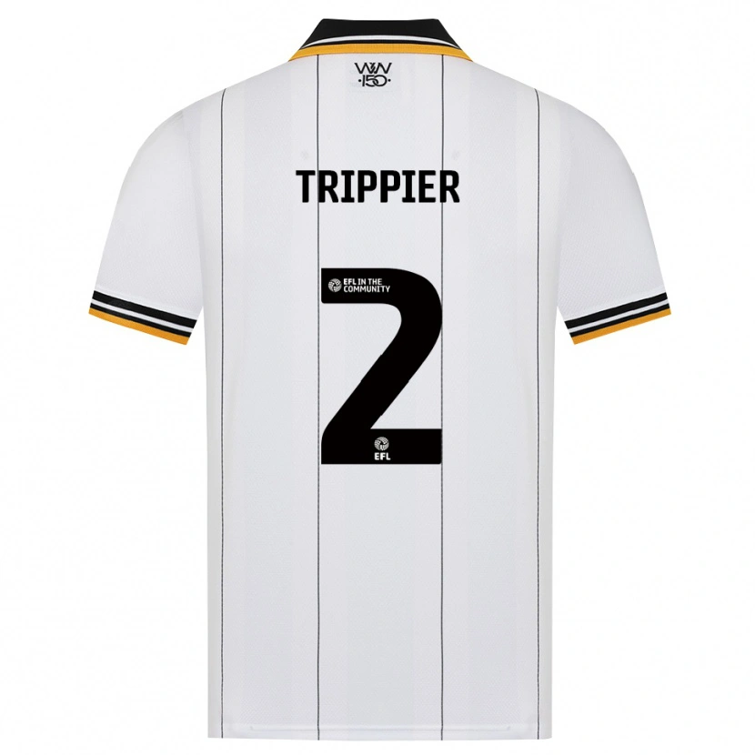 Danxen Dame Kieran Trippier #2 Oransje Hvit Svart Bortetrøye Drakt Trøye 2026/27 Skjorter T-Skjorte