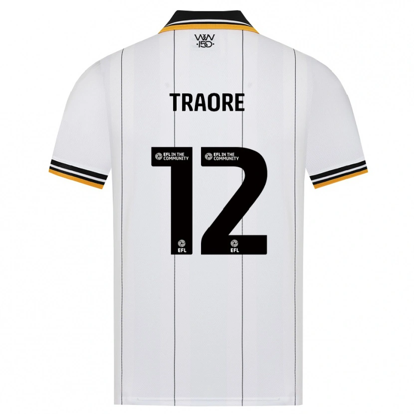 Danxen Dame Boubacar Traoré #12 Oransje Hvit Svart Bortetrøye Drakt Trøye 2026/27 Skjorter T-Skjorte