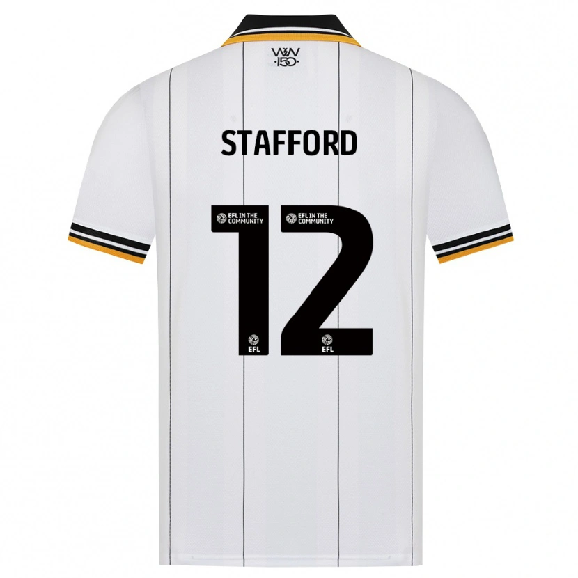 Danxen Dame Ollie Stafford #12 Oransje Hvit Svart Bortetrøye Drakt Trøye 2026/27 Skjorter T-Skjorte