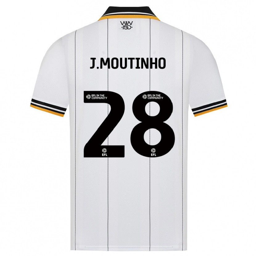 Danxen Dame Joao Moutinho #28 Oransje Hvit Svart Bortetrøye Drakt Trøye 2026/27 Skjorter T-Skjorte
