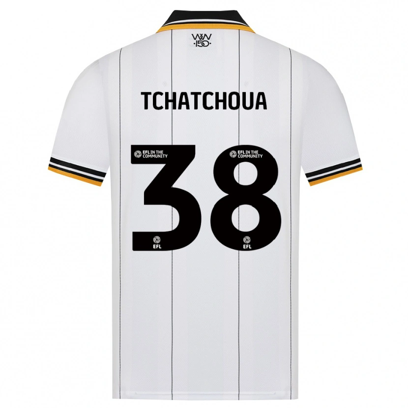 Danxen Dame Jackson Tchatchoua #38 Oransje Hvit Svart Bortetrøye Drakt Trøye 2026/27 Skjorter T-Skjorte
