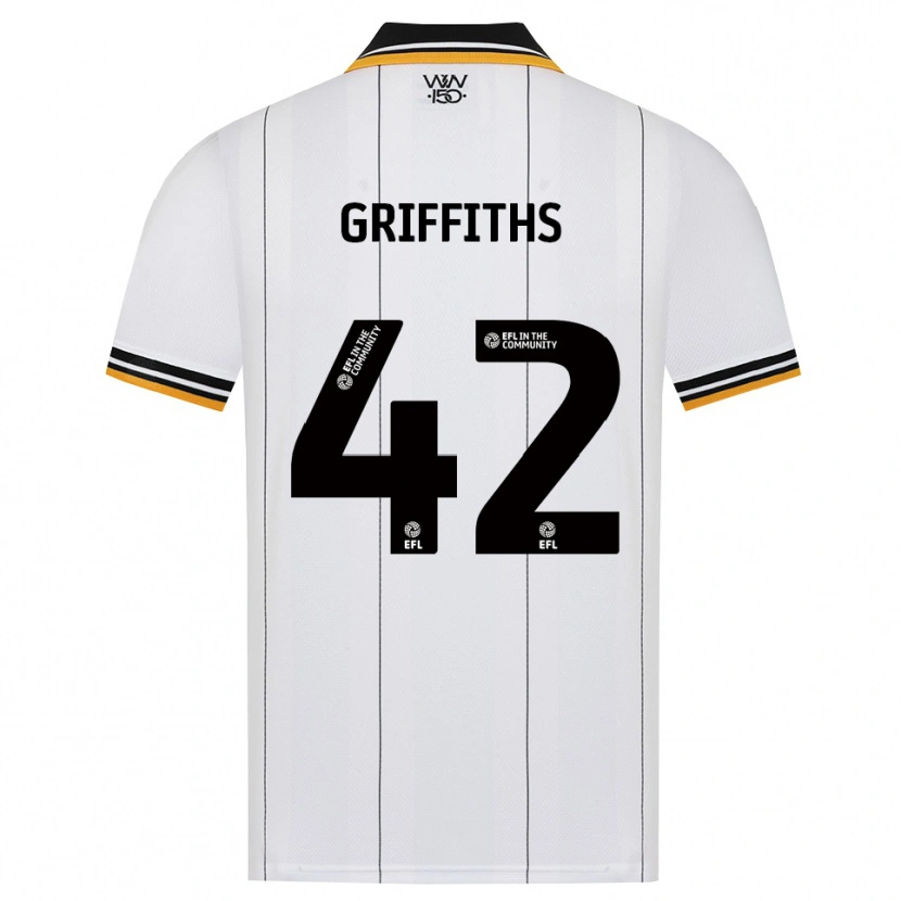 Danxen Dame Harvey Griffiths #42 Oransje Hvit Svart Bortetrøye Drakt Trøye 2026/27 Skjorter T-Skjorte