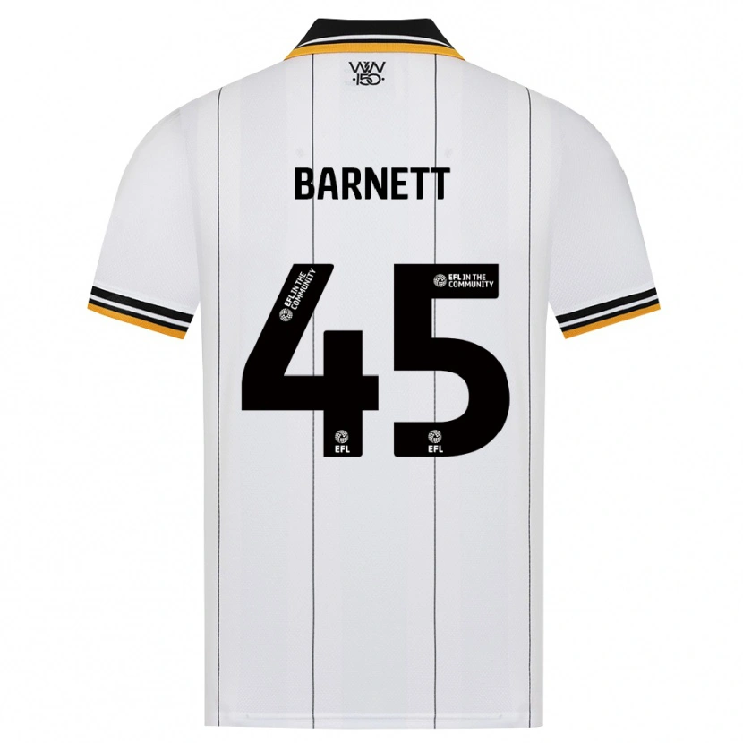 Danxen Dame Ty Barnett #45 Oransje Hvit Svart Bortetrøye Drakt Trøye 2026/27 Skjorter T-Skjorte