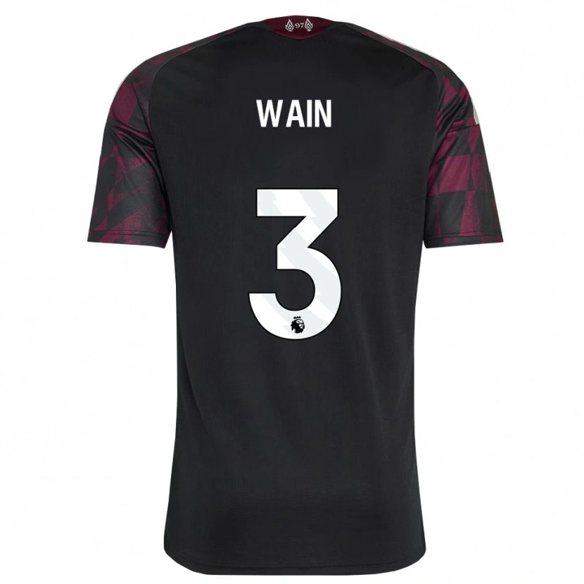 Danxen Dame Cian Wain #3 Svart Hvit Lilla Tredje Sett Drakt Trøye 2026/27 Skjorter T-Skjorte