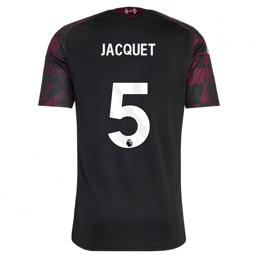 Danxen Dame Jérémy Jacquet #5 Svart Hvit Lilla Tredje Sett Drakt Trøye 2026/27 Skjorter T-Skjorte