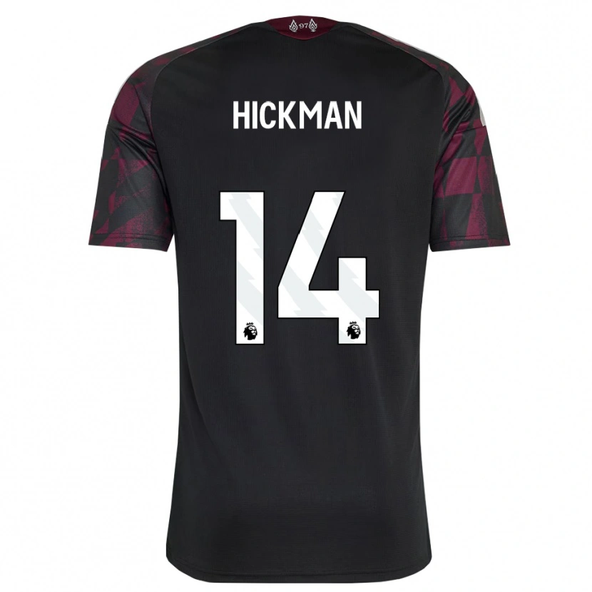 Danxen Dame Ellis Hickman #14 Svart Hvit Lilla Tredje Sett Drakt Trøye 2026/27 Skjorter T-Skjorte