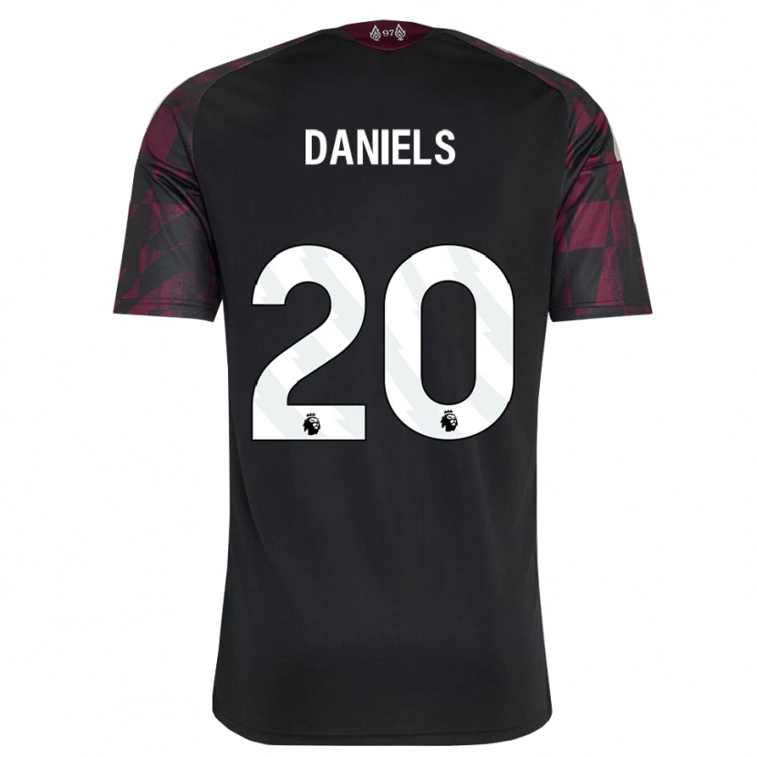 Danxen Dame Yana Daniels #20 Svart Hvit Lilla Tredje Sett Drakt Trøye 2026/27 Skjorter T-Skjorte