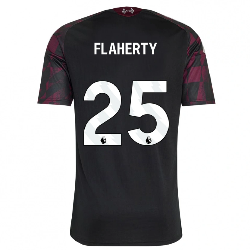Danxen Dame Gilly Flaherty #25 Svart Hvit Lilla Tredje Sett Drakt Trøye 2026/27 Skjorter T-Skjorte