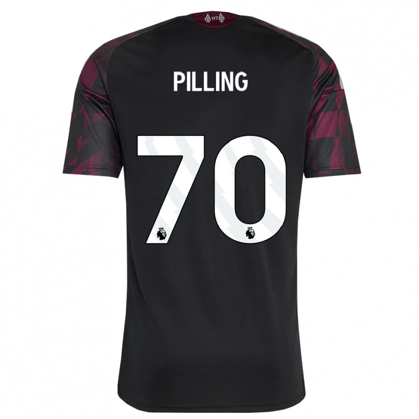 Danxen Dame Tommy Pilling #70 Svart Hvit Lilla Tredje Sett Drakt Trøye 2026/27 Skjorter T-Skjorte