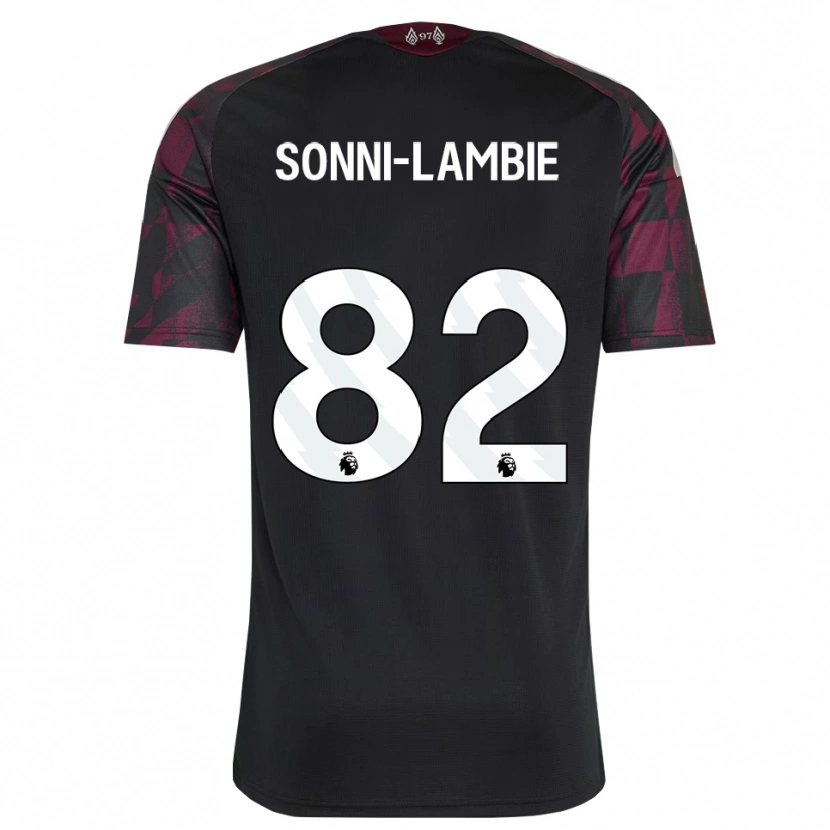 Danxen Dame Joshua Sonni-Lambie #82 Svart Hvit Lilla Tredje Sett Drakt Trøye 2026/27 Skjorter T-Skjorte