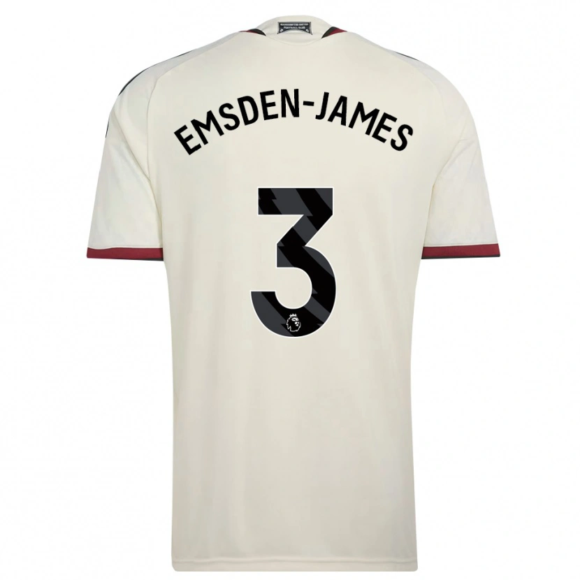 Danxen Dame Harley Emsden-James #3 Beige Svart Rød Tredje Sett Drakt Trøye 2026/27 Skjorter T-Skjorte