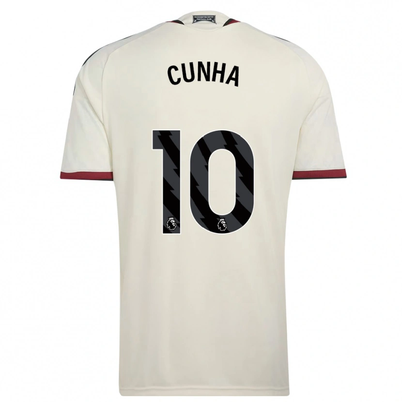 Danxen Dame Matheus Cunha #10 Beige Svart Rød Tredje Sett Drakt Trøye 2026/27 Skjorter T-Skjorte