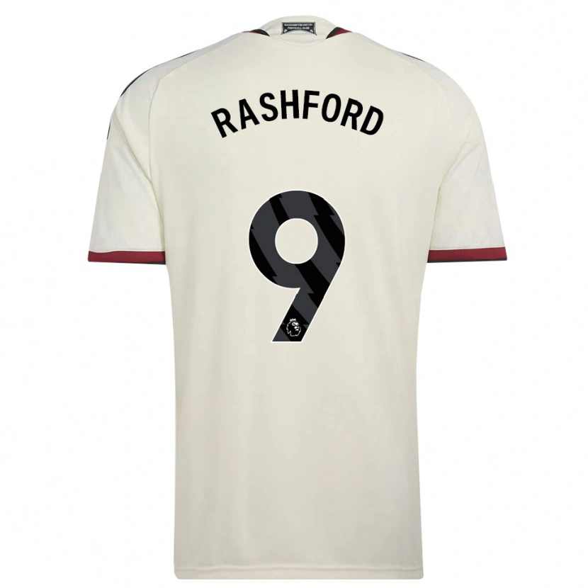 Danxen Dame Marcus Rashford #9 Beige Svart Rød Tredje Sett Drakt Trøye 2026/27 Skjorter T-Skjorte