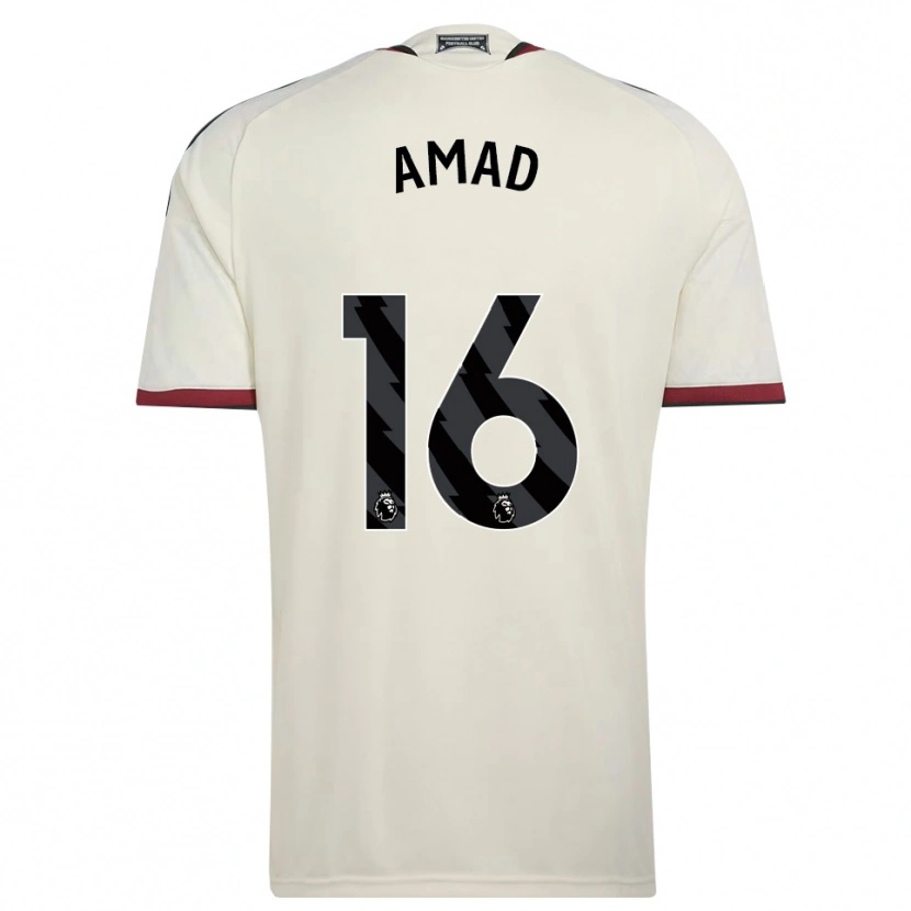 Danxen Dame Amad Diallo #16 Beige Svart Rød Tredje Sett Drakt Trøye 2026/27 Skjorter T-Skjorte