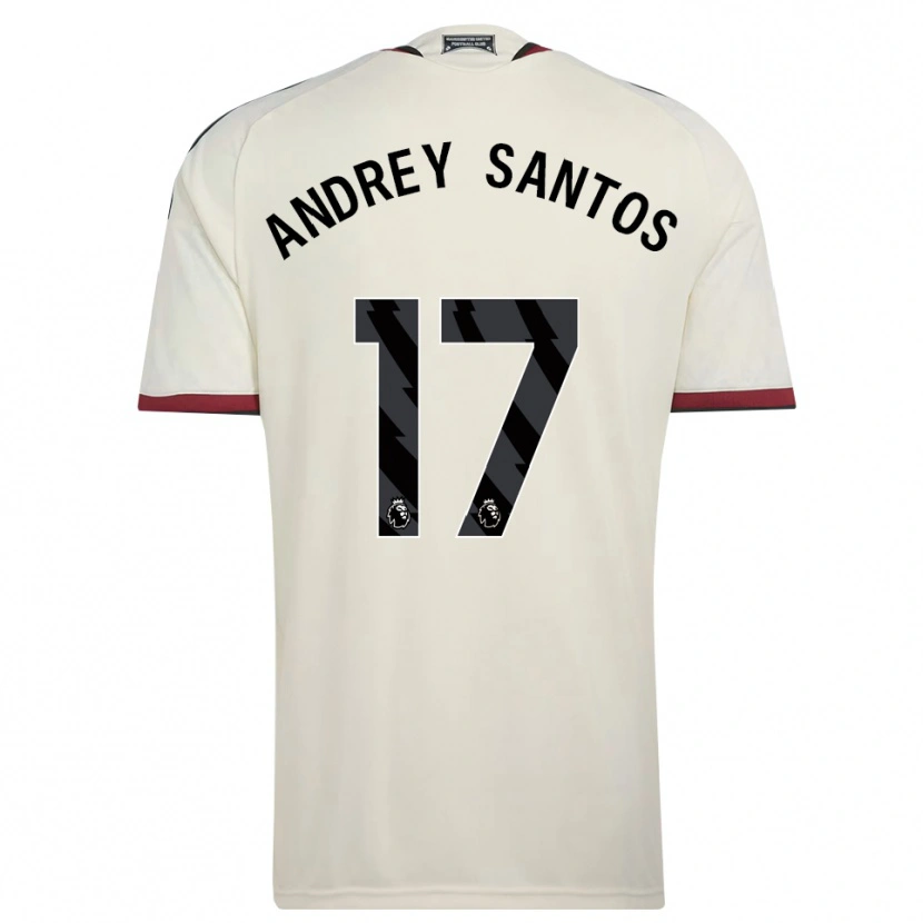 Danxen Dame Andrey Santos #17 Beige Svart Rød Tredje Sett Drakt Trøye 2026/27 Skjorter T-Skjorte